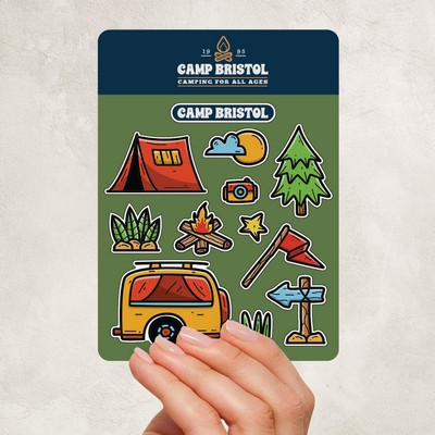 Custom Sticker Sheets - 5"x7"