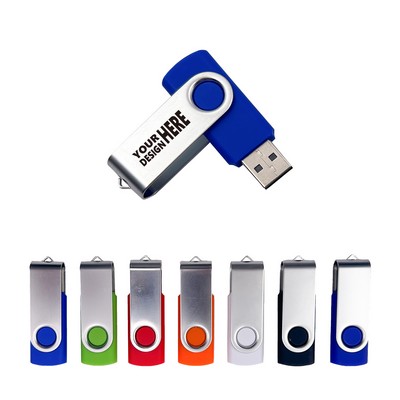 1 GB Swivel Flash Drive MOQ 50pcs