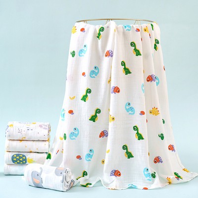 Full Color Premium Cotton Baby Muslin Swaddle Blanket for Newborns