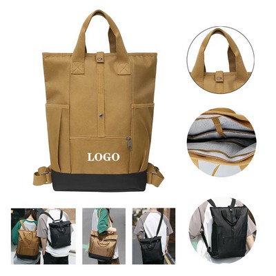 Retro Roll-Up Backpack