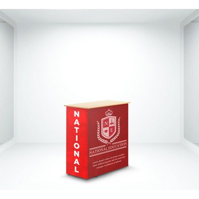 5.25' x 2.75 Fabric Pop Up Counter Display Package