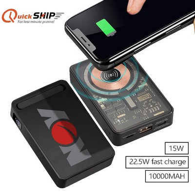 Lucid Transparent MagSafe Wireless Power Bank