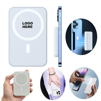 Magnetic Wireless Fast Charging Portable Power Bank