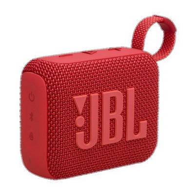 JBL - Go 4 Portable Bluetooth Speaker - Red