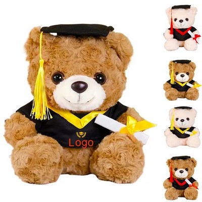 10'' Plush Graduation Bear With Cap