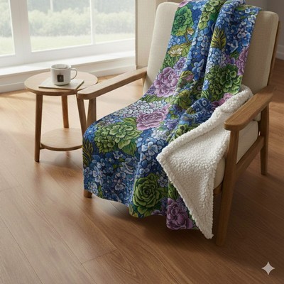 60" x 80" Sublimated Sherpa Blanket