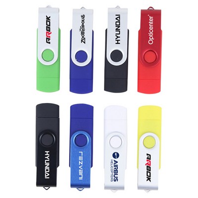 OTG Type-C USB Flash Drive – Compatible with iPhone, Android, Tablets & Computers 4GB-128GB