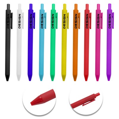 Retractable Plastic Ballpoint Pen