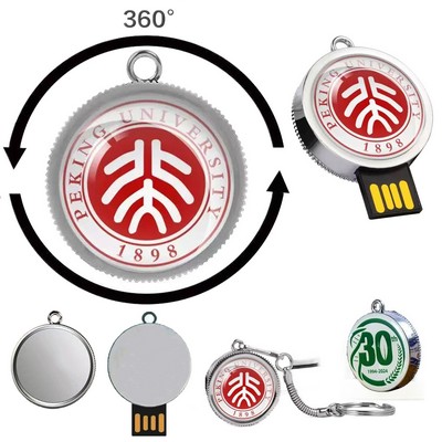 16G USB School Badge Flash Drive