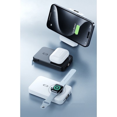 PD 3-1 Magnetic Power Bank 10,000mAh w/ Stand
